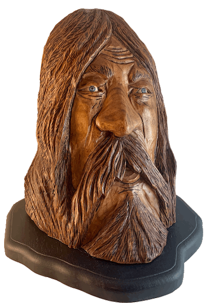 Woodcarving, Faces in history, sculptures, wood sculptures